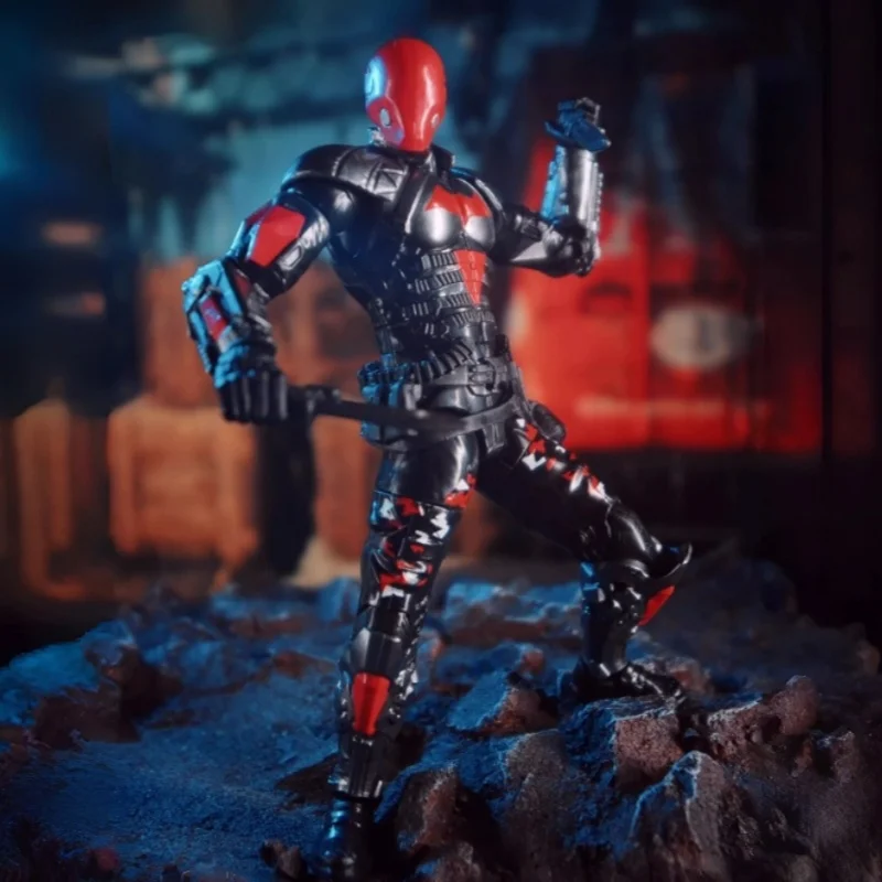 Jaki f5 batman monta bloco modelo dc série periférica arkham cavaleiro 10cm acessórios removíveis brinquedo presente de aniversário