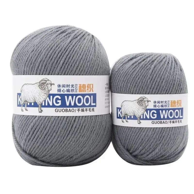100% Merino Wool Yarn Luxurious&Soft Yarn for Hand Knitting&Crocheting Hand Knitting Scarf Sweater DIY Doll Woven Material