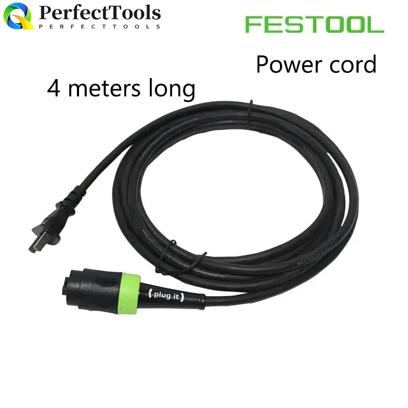 FESTOOL Dry Mill ETS150 Electric Mill Grinding Head Power Cable Connect The Socket Cable Sandpaper Machine Tool Accessories