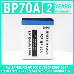XDOU BP70A BP-70A Replace Battery For SAMSUNG AQ100 DV150F ES65 ES67 ES70 ES71 ES73 ES74 ES75 ES80 MV800 ES90