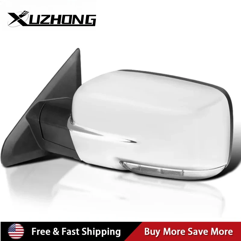 

68231241AD 68231243AI левое зеркало со стороны водителя, серебряная крышка, складной сигнал для Dodge Ram 1500 2500 3500 2013-2018, серебристый