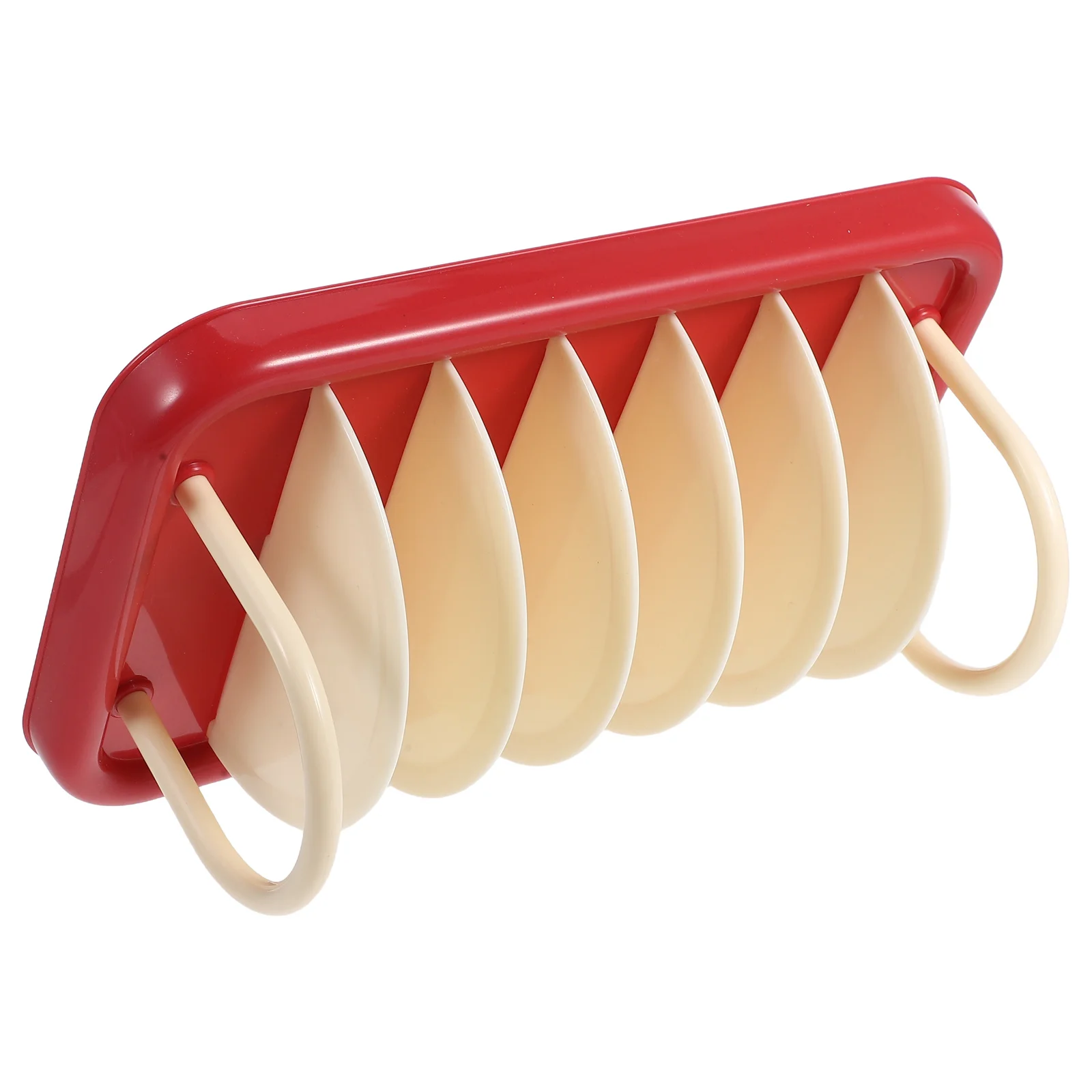 

7 Compartments Kitchen Storage Rack Plastic Dish Organizer Vertical Drying Stand For Pot Lid Cutting Board Seasoning Packets