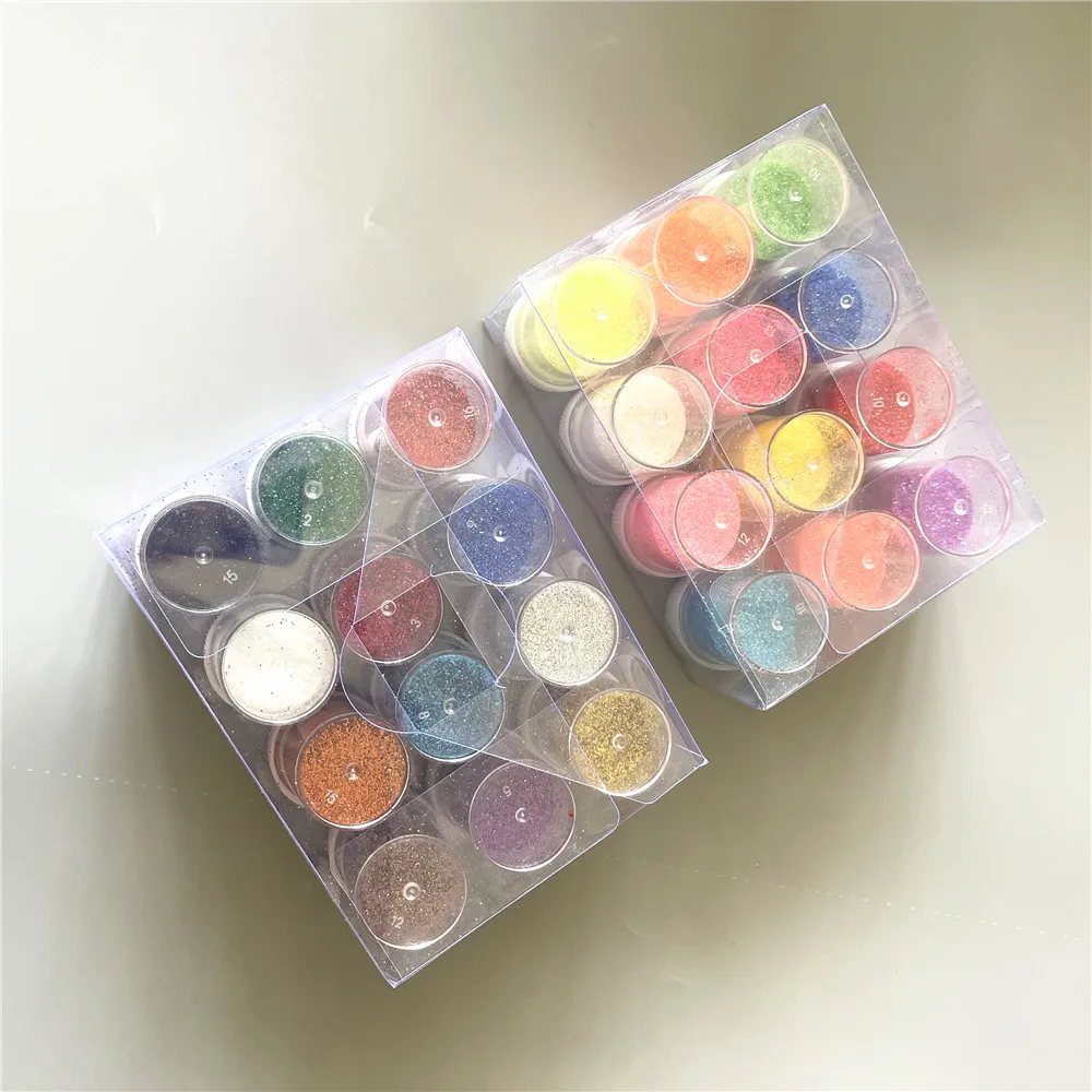 Face Body Glitter Powder Temporary Tattoo Kit 24 Colors for Party DIY Nail 20G