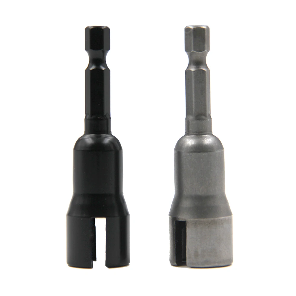 Natural Color 65mm Slotted Socket Hexagonal Handle Electric Screwdriver Wrench Black Butterfly Hole Socket Wrench Tool