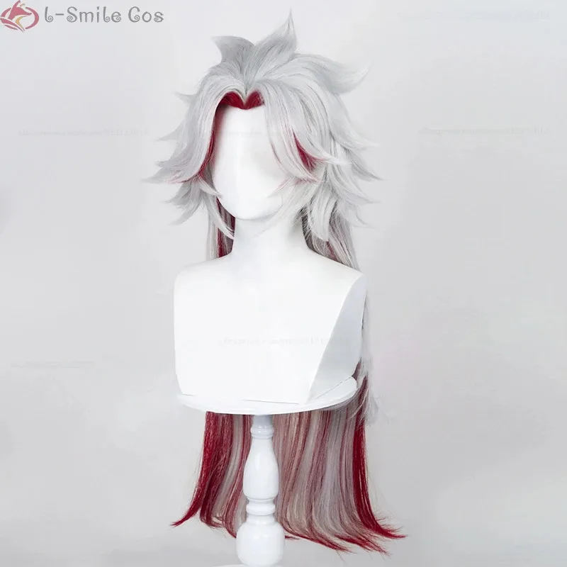 ملحق تنكري لعبة Atakiyoto بطول 80 سنتيمتر - شعر مستعار صناعي مقاوم للحرارة + قبعة شعر مستعار - لحفلة الهالوين الأنيمي #4