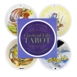 Circle Of Life Tarot Cards A 78 Deck Oracle English Visions Divination Edition Borad Playing Games