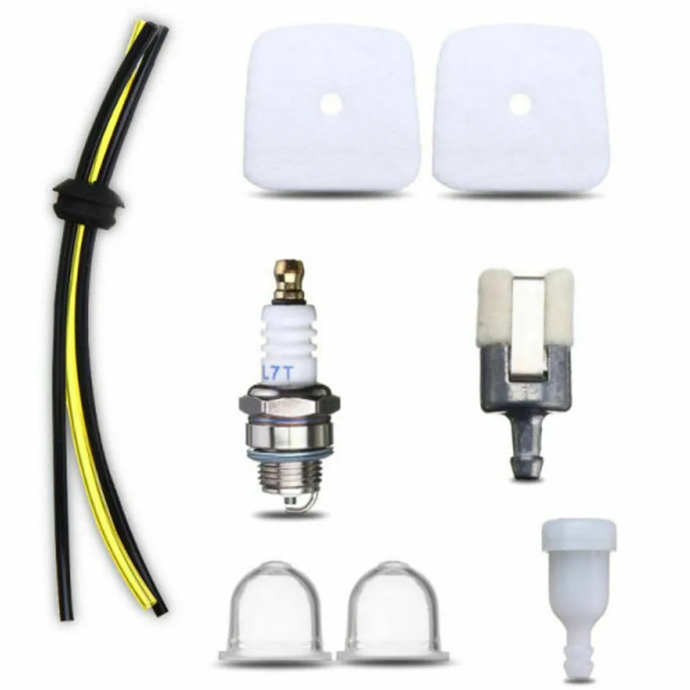 String Trimmer Parts Service Set 90097 9066 Brushcutter Candle Filter Hose Primer Pump 130310-04560 14460 1840