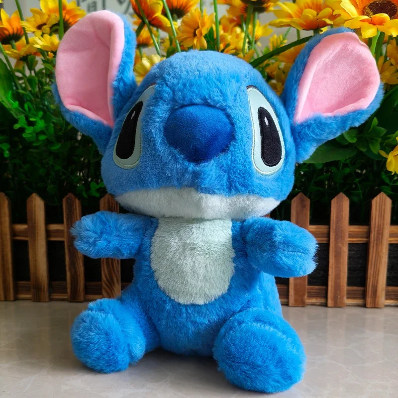 25cm Stitch Disney Plush Toy Blue Stitch Plush Anime Toy Stuffed Doll Room Decoration Doll Photography Props Birthday Gift