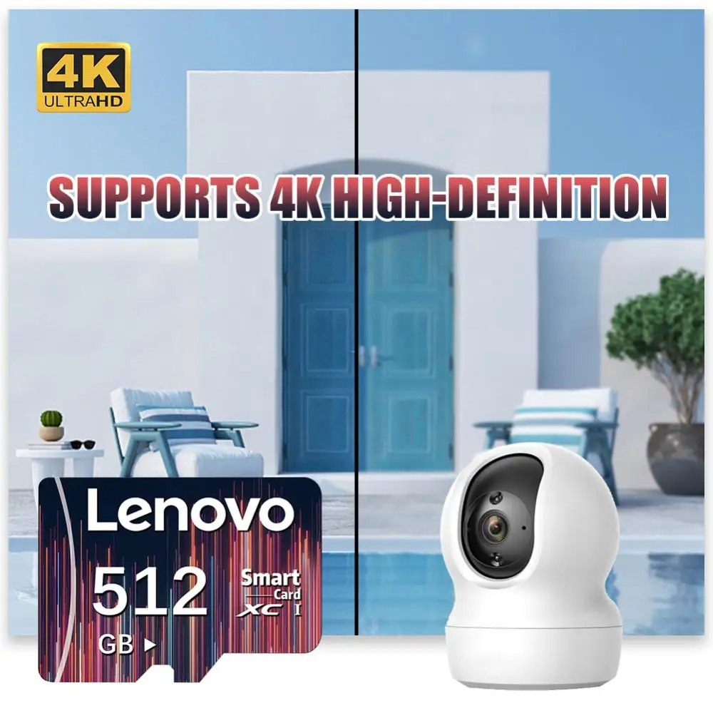 Lenovo Memory TF Card 512GB 256GB 128GB SD/TF Flash Memory Card 1TB 512 256 GB Micro TF/SD Flash Card For Phone Ps5 Dropshipping