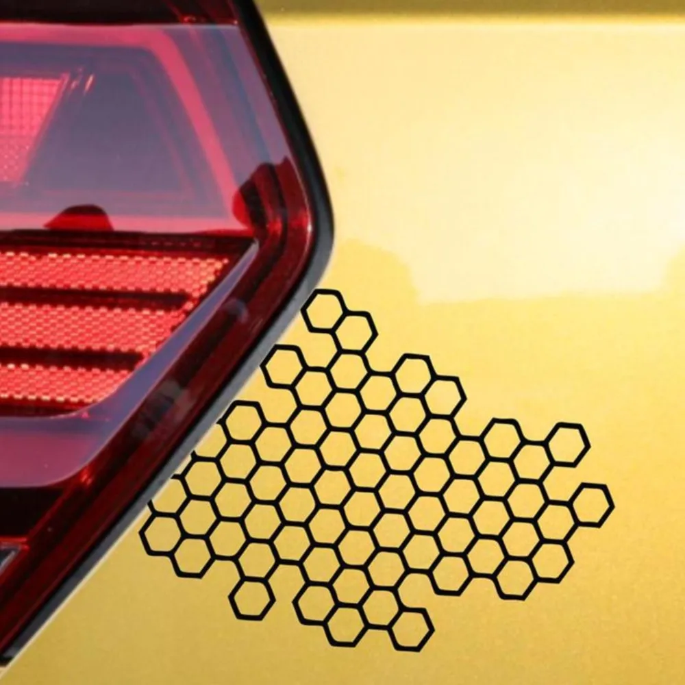 

Honeycomb Car Sticker Motorcycle Electric Motorcycle Body Decals Fashion Open Style Decoration Decor Tuning Headlamp Sticker