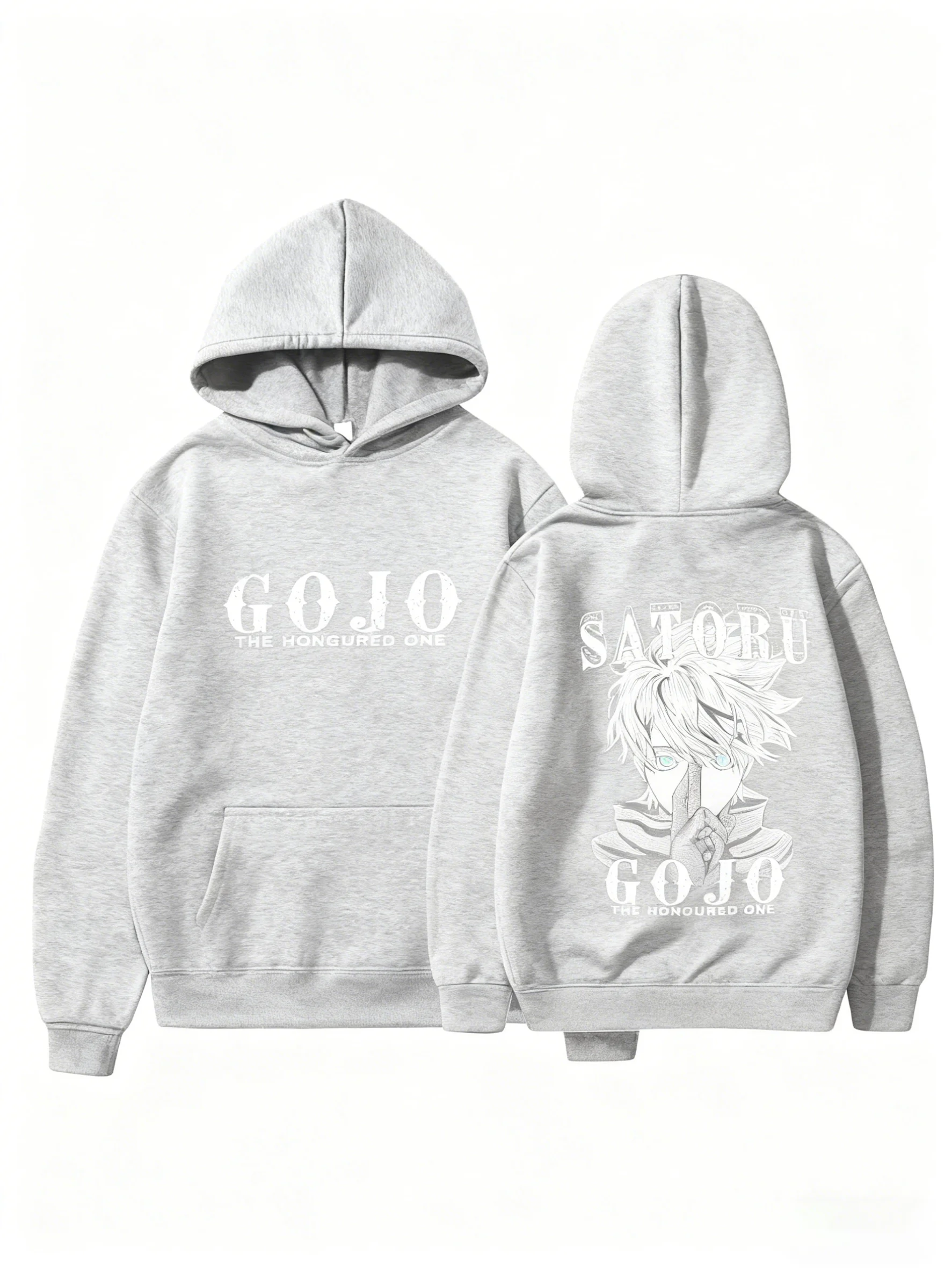 أنيمي Jujutsu Kaisen هوديس الرسومات Harajuku الرجال النساء تشغيل الرياضة البلوز تجريب رياضة السببية البلوز مقنعين للجنسين