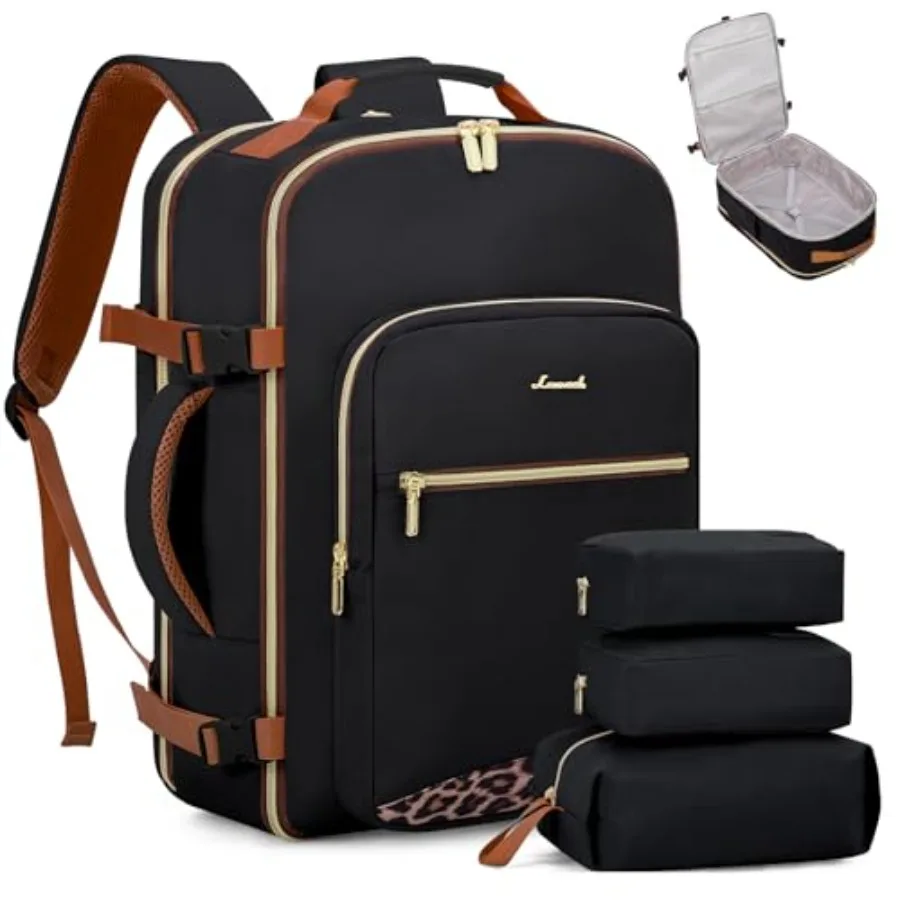 

Travel Backpack for Women and Men 40LAirline Approved Carry On Backpack Travel Essentials TSA Carry on Luggage Waterproof Perso
