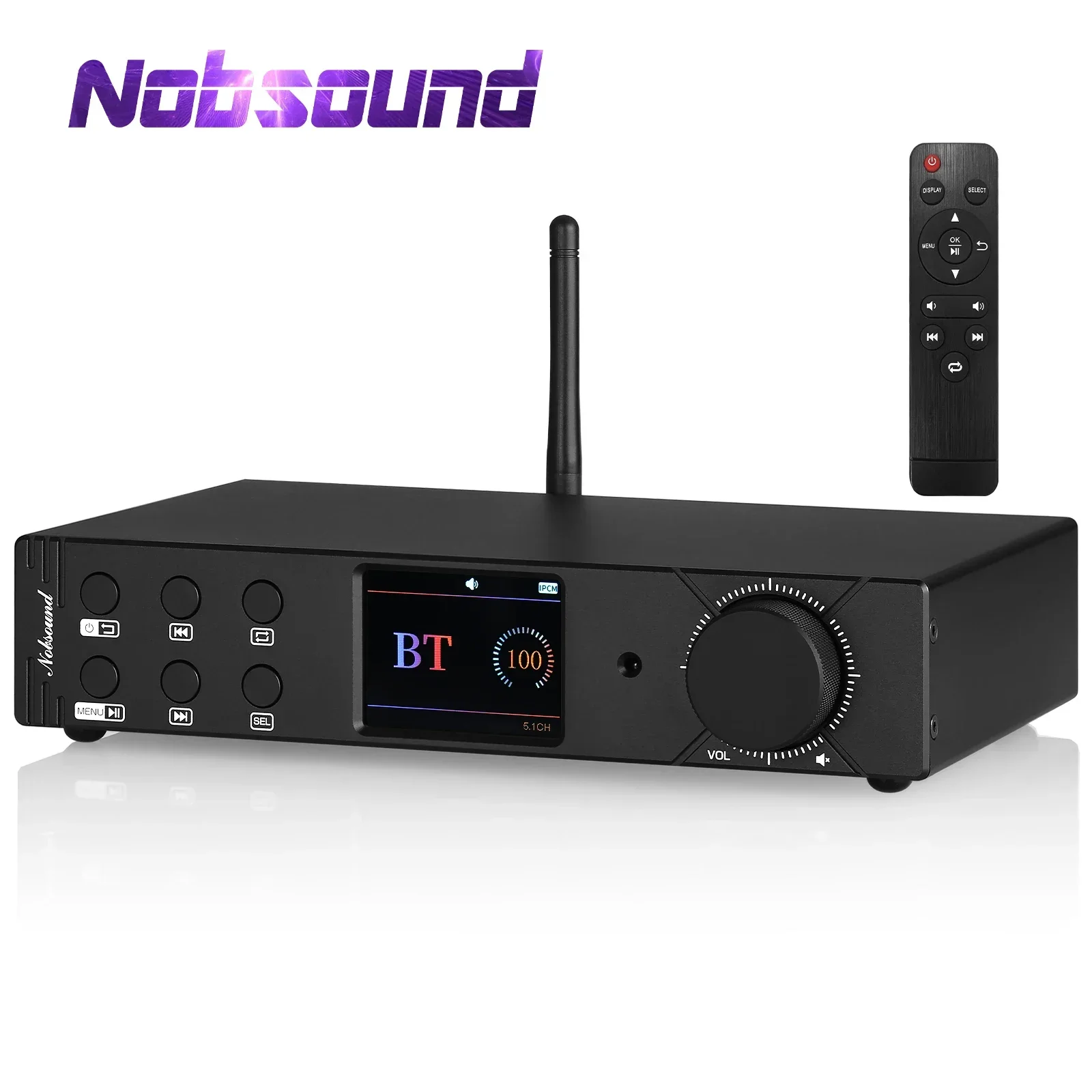 

Nobsound M5.1PRO HiFi 5.1 Channel Bluetooth Amplifier Stereo Coaxial Optical Converter USB Player DSD256