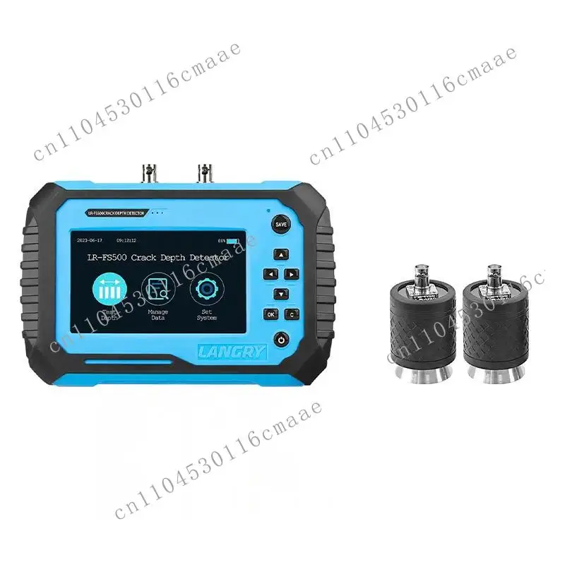High precision LR-FS500 depth gauge testing device Crack measuring instrument Concrete crack detector IP55