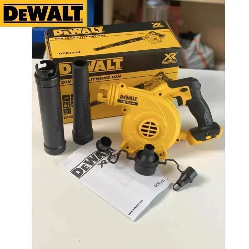 DEWALT DCE100N Compact Jobsite Blower Dust Vacuum Cleaner Garden Leaf Rechargeable Blower Cordless Air Blower DCE100 Bare Tool