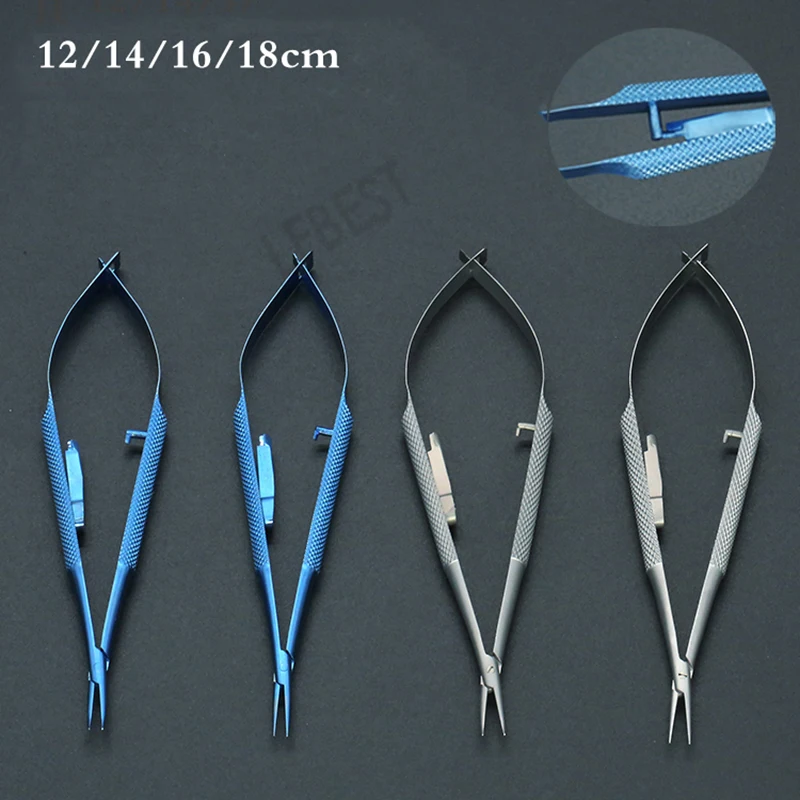 

Needle Holder For Locking Eye Needle Holder Self-Locking Elbow Straight Pen Needle Holder 12/14/16cm