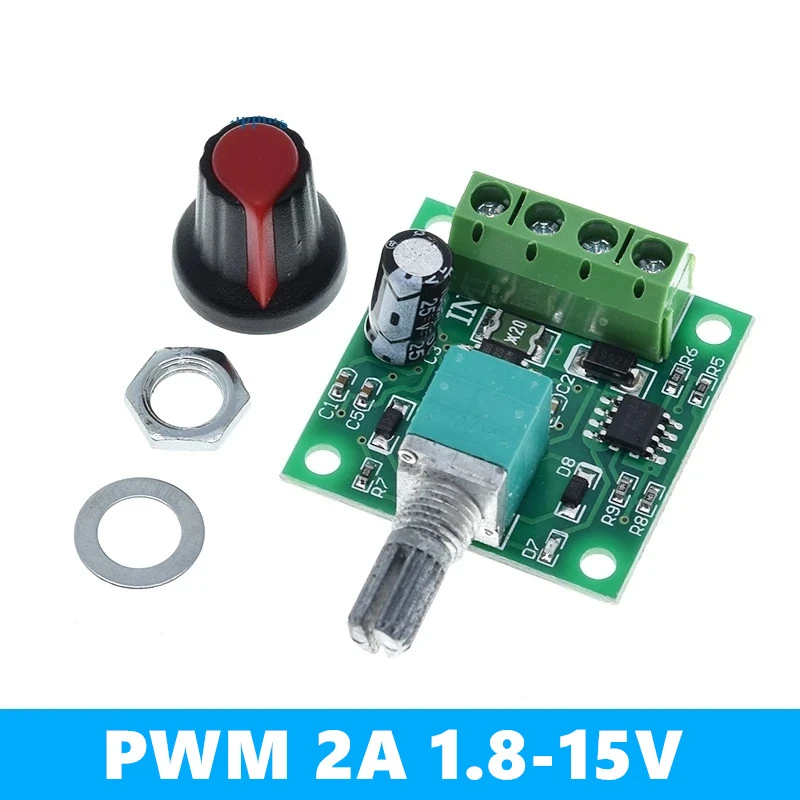 Régulateur de vitesse de moteur PWM DC 2A 3A 5A 10A, interrupteur de contrôle de vitesse, fonction 1803BK 1203BK