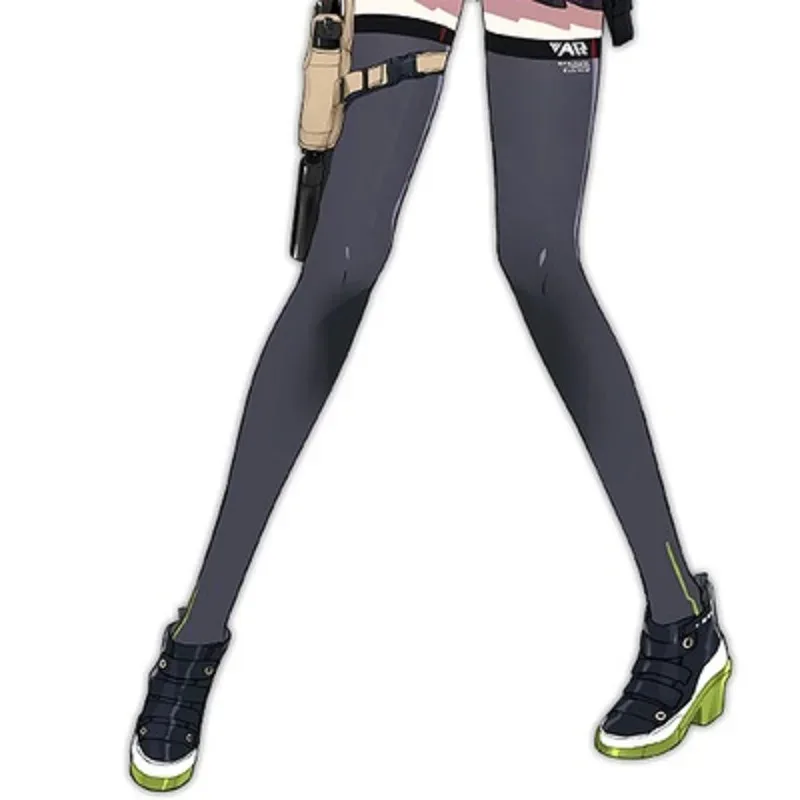 LQUnisex 애니메이션 Cos HK416 코스프레 의상 할로윈 크리스마스 파티 양말 스타킹