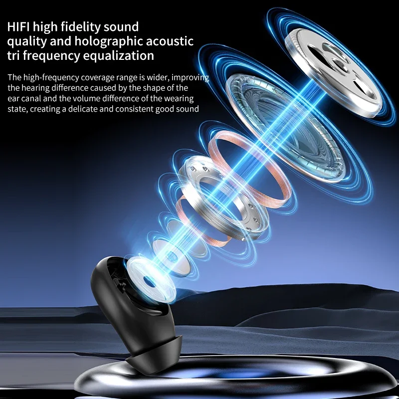 블루투스 이어폰 Q9 싱글 이어 인이어 스포츠, 보이지 않는 미니 수면 스포츠, 호흡, 가벼운 헤비 베이스, 방수 통화 기능