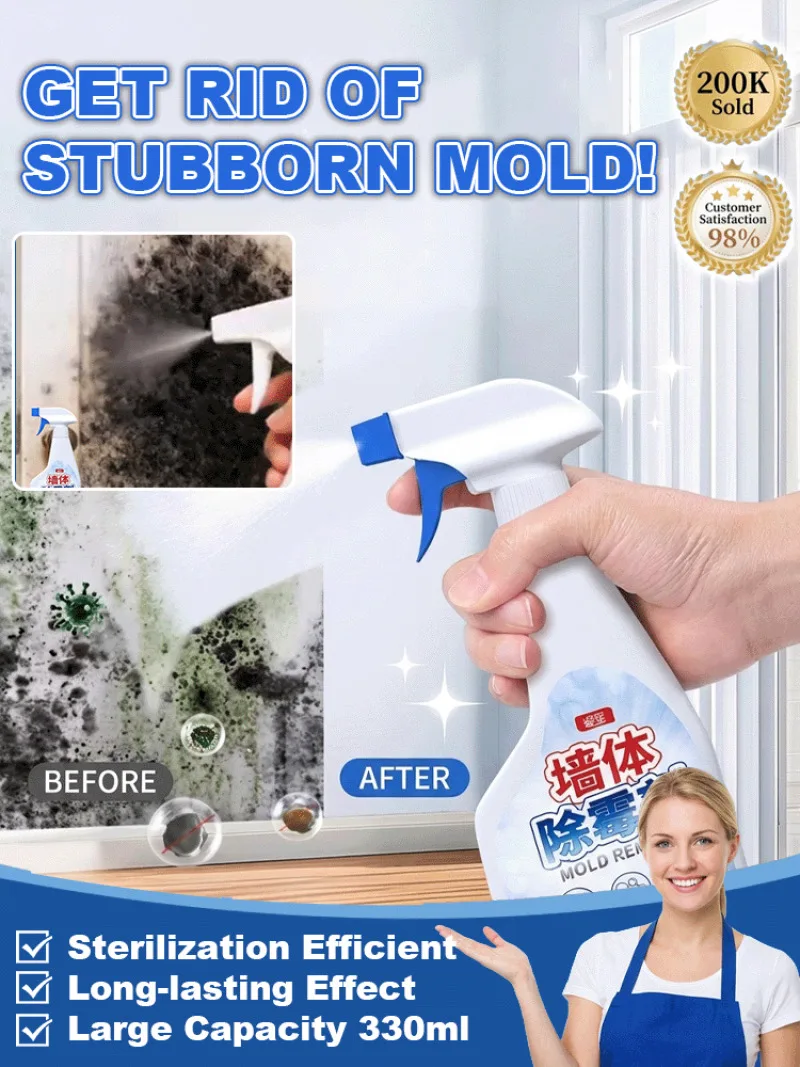 

Спрей для удаления плесени с стен, эффективное средство для удаления пятен от плесени с стен, плитки, обоев, ванной комнаты, кухни, устраняет плесень