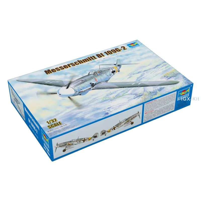 

Trumpeter 02294 1/32 Messerschmitt BF109 G-2 боевой военный самолет пластиковый самолет подарок Сборная модель игрушка ручная работа набор для строительства