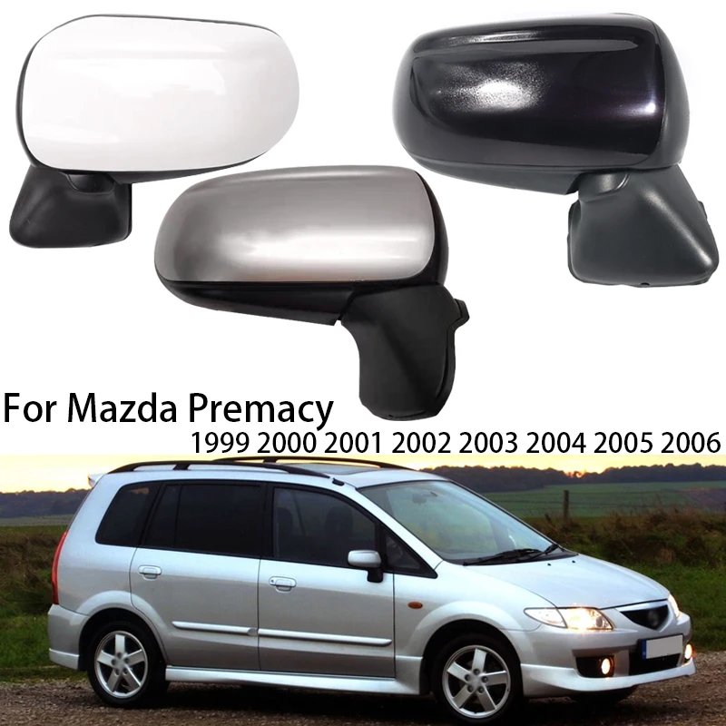 

Car Rearview Mirror Assembly Accessories For Mazda Premacy 1999 2000 2001 2002 2003 2004-2006 Auto Side Outside Rearview Mirror