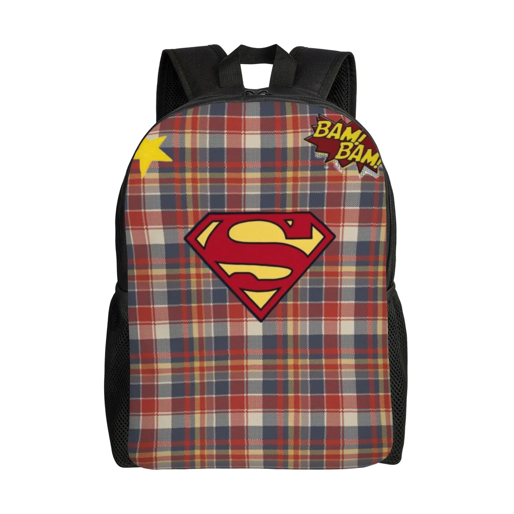 

Back to school season Harajuku Design Hero Handbag Superman Unisex Backpack