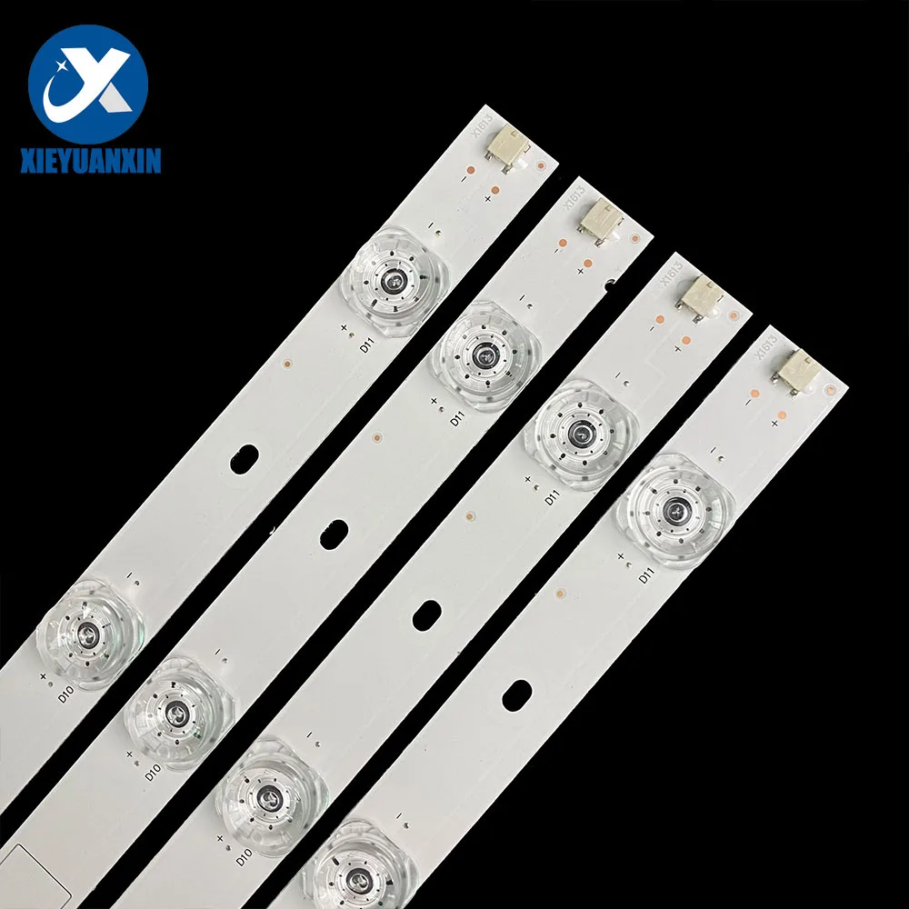 Strip Lampu Latar Tv Led 770Mm 4 Buah untuk FOX 42 Inci 0842C4X10-770-M15 8D42-DNDL-M7410C NPB12D770103BL041-001H