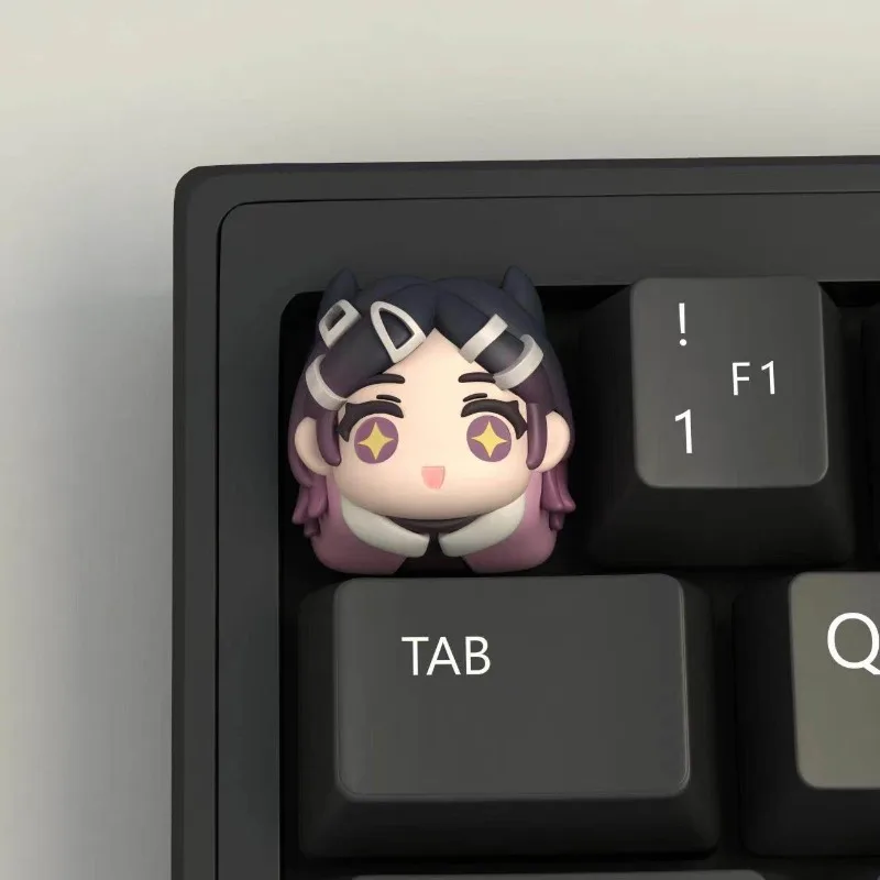 Twilight Butterfly 3D Stereo Resin Artisan Keycap, Personalized Handmade Custom Key Cap for MX Switch Mechanical Keyboard