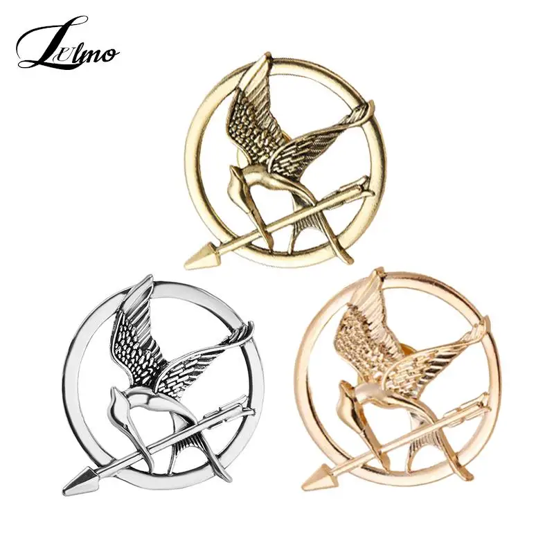 High Quality Hunger Game Mockingbird Retro Punk Brooch Alloy Jewelry Badge Best Friend Gift Brooch Wholesale