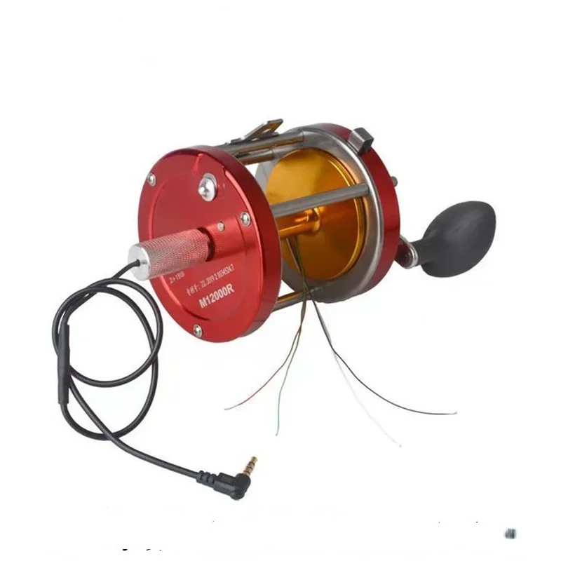 Visual Fish Drum Wheel 10000 Full Metal 12000 Upgraded Version Of Anti-Explosion Line Ultra-Large Long-Range Cast Anchor