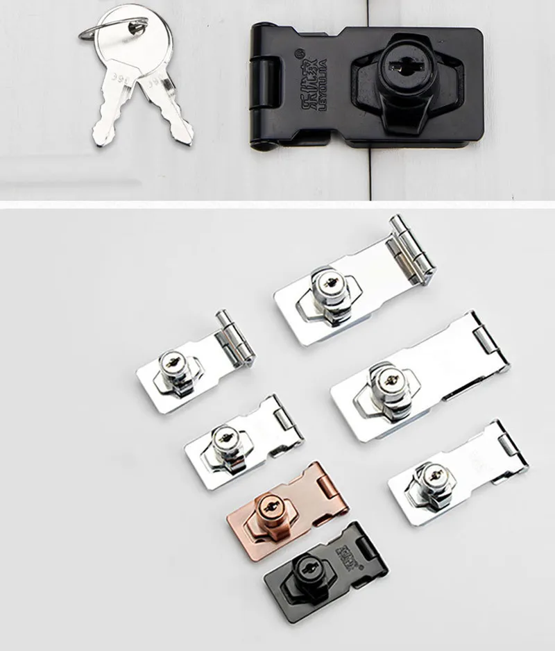 Punch-free With Lock Drawer Locks Letter Box Locker Double Door Cabinet Lock Office Cabinet Security Combination Lock