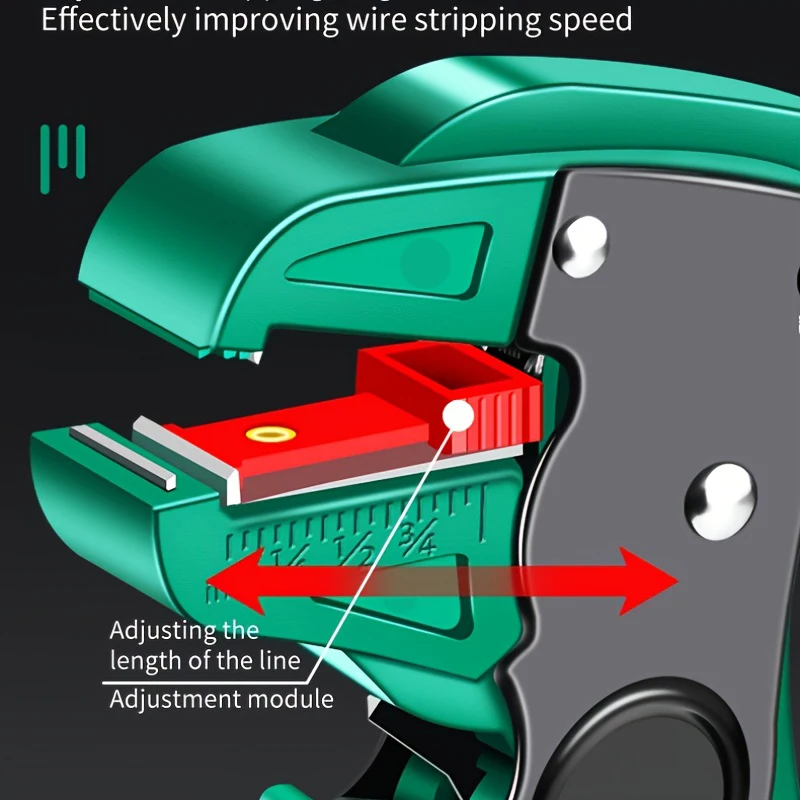 Multifunctional Duckbill Wire Stripper Automatic Wire Stripper Length Adjustable Flat Wire Cutter Wire Stripper For Electrician