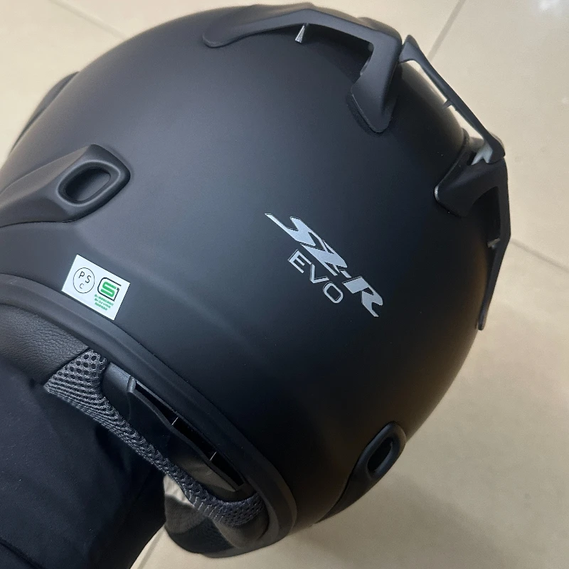 Casco Abierto 3/4 SZR VEO para Motocicleta Harley, Casco de Protección para Motocicleta Cruiser, Casco Todoterreno, Capacete, Equipo Todoterreno