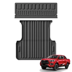 for Toyota Hilux revo 2015 - 2022 Truck Bed Tailgate Mat Rear Trunk Protective Pad Trunk Liner Cargo Mat Accessories