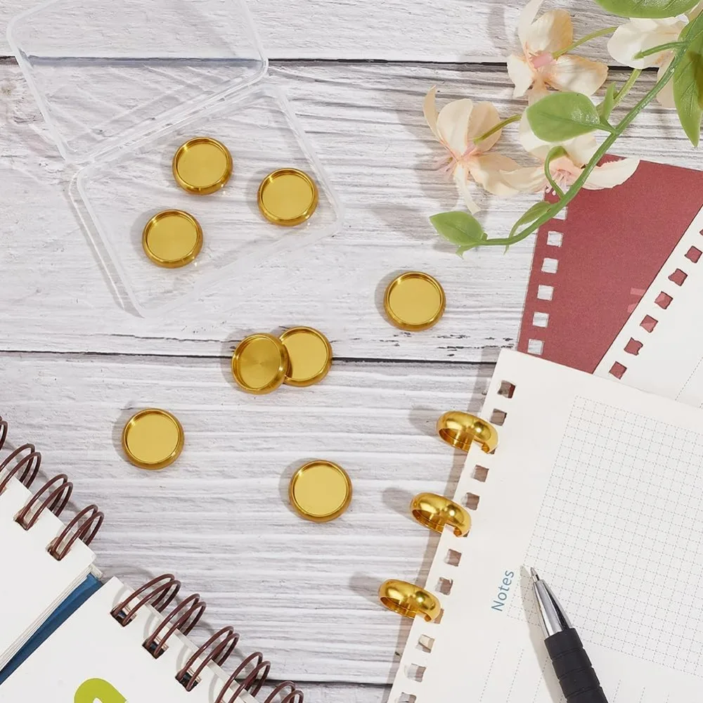11Pcs Aluminium Alloy Binding Discs for Notebooks