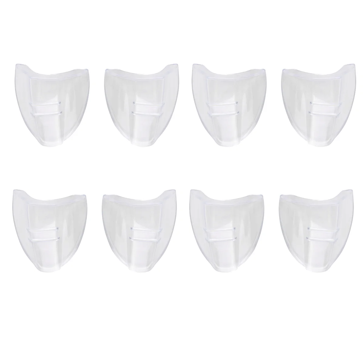 Eye Glasses Side 4 Pairs Eye Glasses Side Slip on Clear Side Shield for Safety Glasses