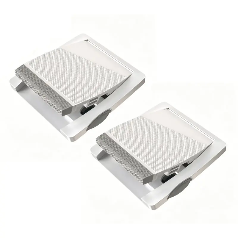 A63T-2Pcs Verrous de sécurité pour fenêtres, bloqueurs anti-chute, boucles de sécurité enfant, verrous adhésifs pour portes de p