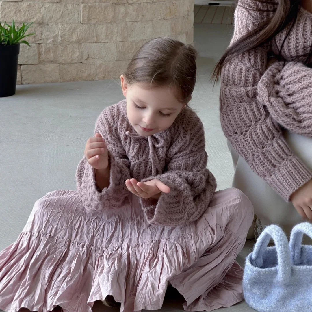 

Autumn and Spring New Style 2025 Suit Baby Girl Fashion and Beautiful Loose Clothes Kids Outwear Purple Two Piece Set