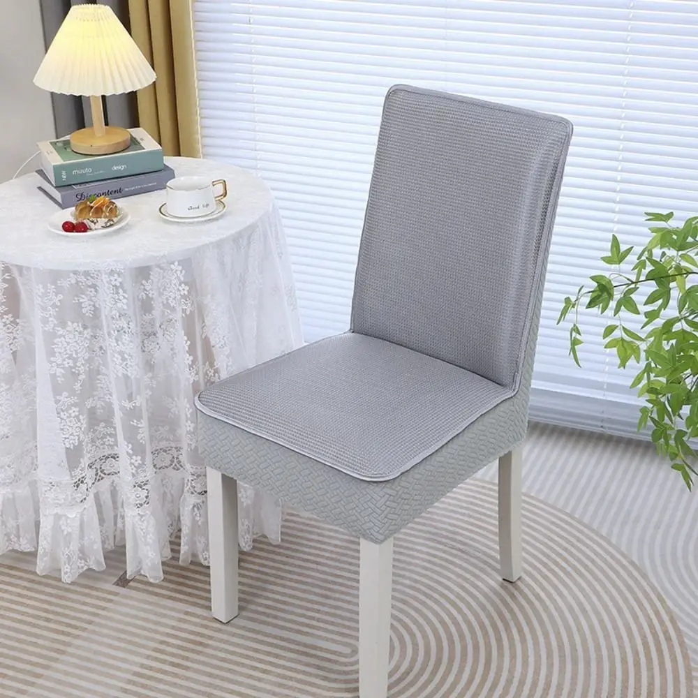 

Breathable Ice Silk Chair Cover Integrated Design Ice Silk Material Integrated Chair Cover Luxury Comfortable