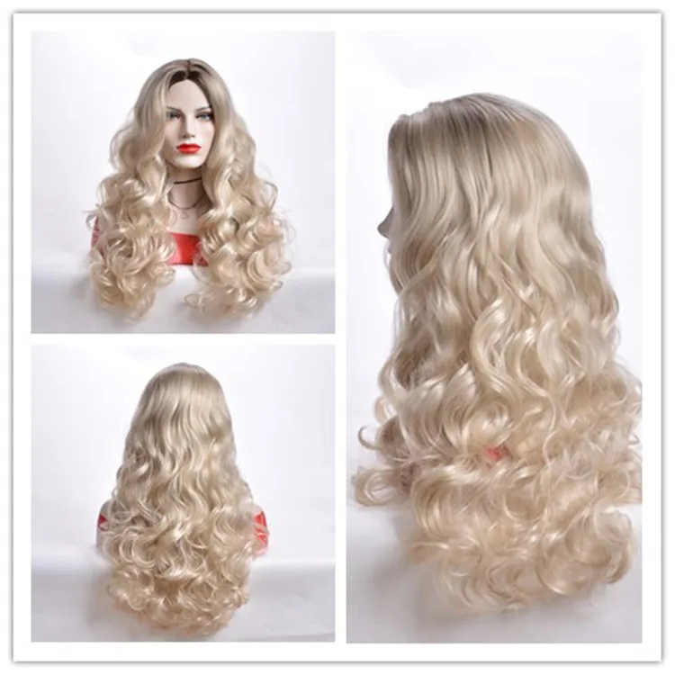 

European and American wigs are divided into long curly hair and dyed gold chemical fiber wigs and headgear.