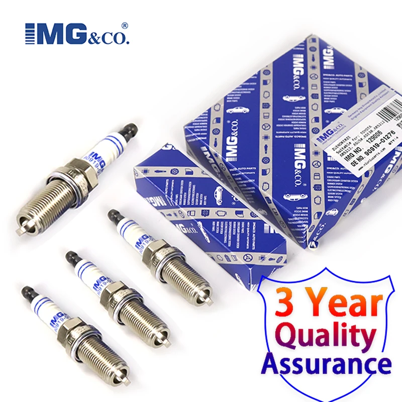 

IMG Brand OEM# 90919-01276 Dual Iridium Spark Plug Fit For Lexus GS300 IS200t NX200t NX300 VDKH22F 267700-8750 9091901276