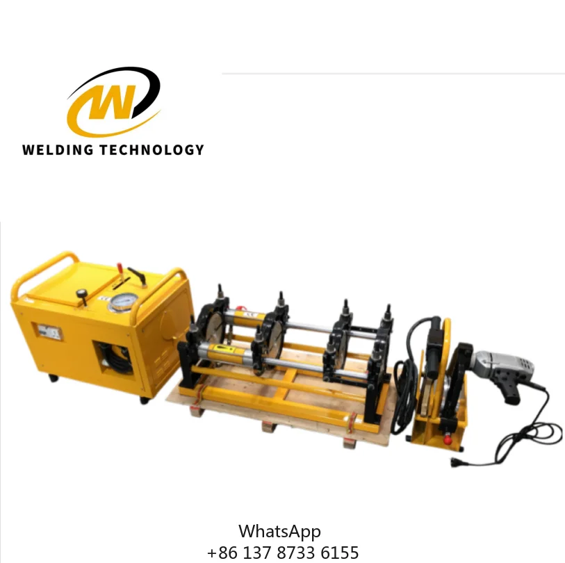 CE Certification 40-160mm WD160HB Hydraulic Butt Fusion Welding Machine Automatic 3.35kw Pipe Welding Machine Fitting PE,PP,PPR