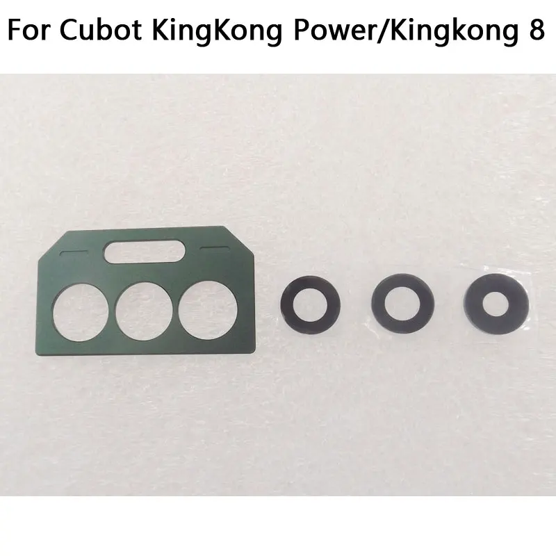 

New Original Cubot KingKong Power Kingkong 8 Rear Camera Lens Glass Cover With Decoration Parts For CUBOT KING KONG Power Phone