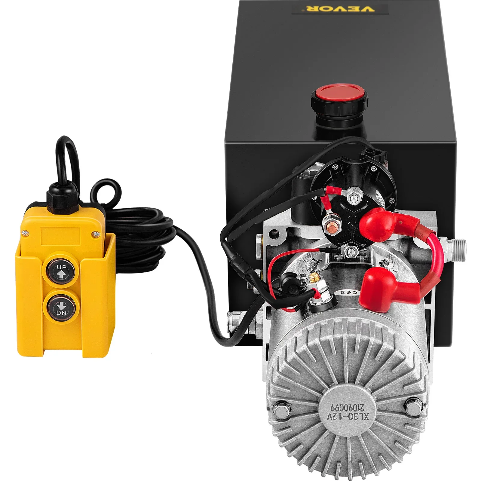 Single-Function 4L Vehicle Hydraulic Pump with Iron Box 2950 PSI Car Lift 220V 60Hz Auto Repair Service Equipment for Shops