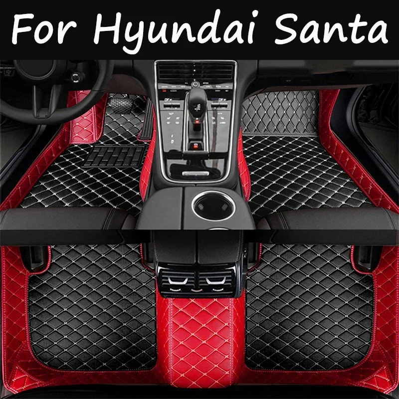 

Car floor mats for Hyundai Santa Fe DM NC 2013 ~ 2018 7 seater waterproof pads mat pet tapetes para accessories