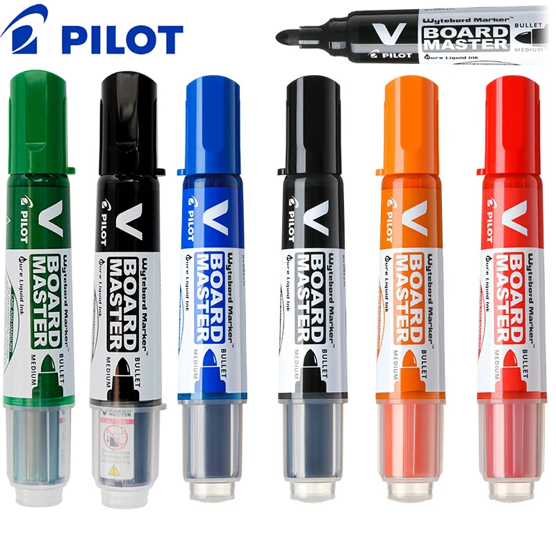 PILOT Large Capacity Ink Erasable Whiteboard Pen Multi Colored Office Markers Stationery, Color Teacher Training Course Tool Pen