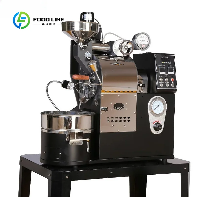 Electric Coffee Roaster 1kg 3kg 5kg Mini Sample Roaster Home Commercial Dual Purpose FL Customized Wholesale