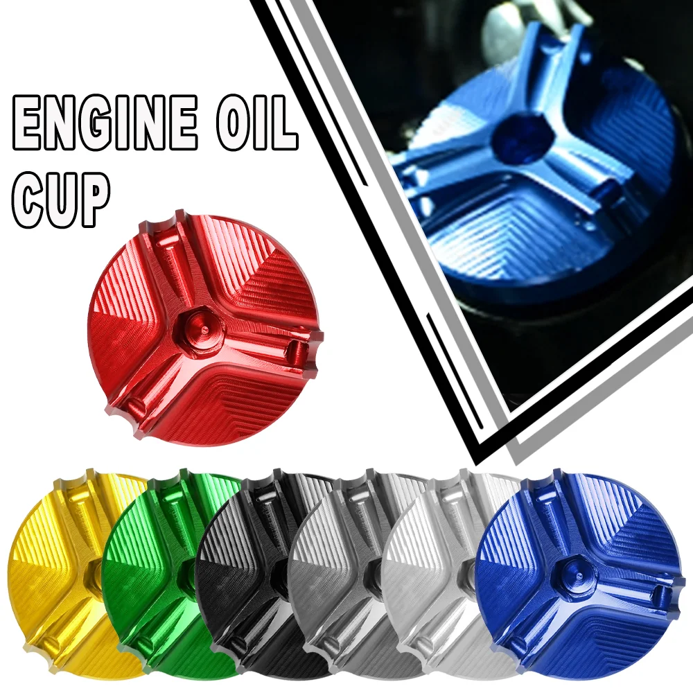 Engine Oil CUP For Yamaha FZ700 FZ750 FZ 700 750 1986-1988 Motorcycle Accessories Engine Oil Tank Cap Oil Filler Cup Aluminum