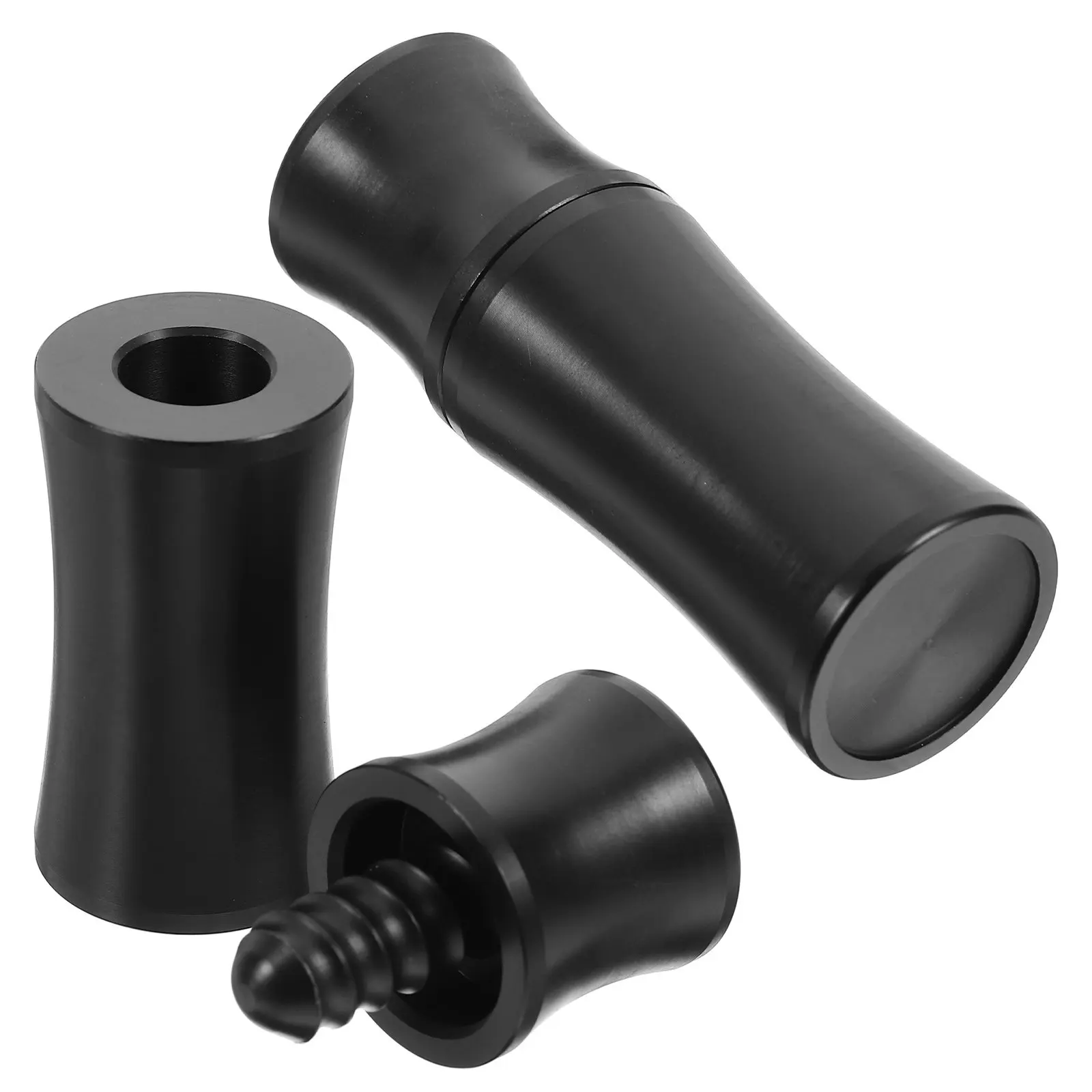 

2Pcs Black Cue Joint Protector Plastic Threaded Cap for Pool Cue Stick End Cover Shockproof Protection Accurate Connection